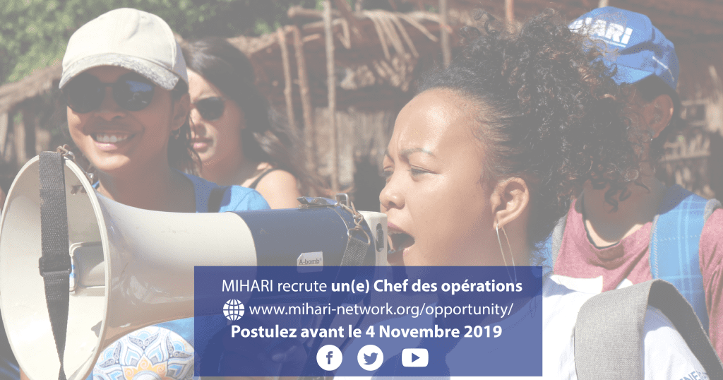 Read more about the article MIHARI recrute un(e) Chef des opérations
